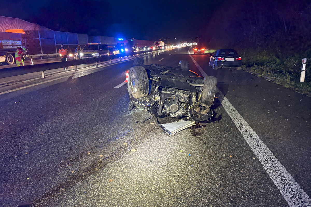 A3 Mumpf AG – Schwerer Unfall nach Überschlag fordert Todesopfer