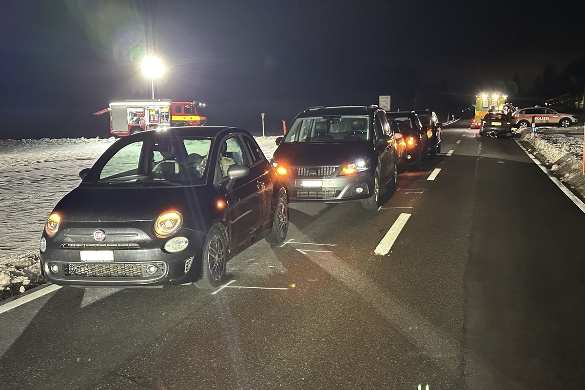 Stein AR – Zwei Auffahrunfälle am selben Ort