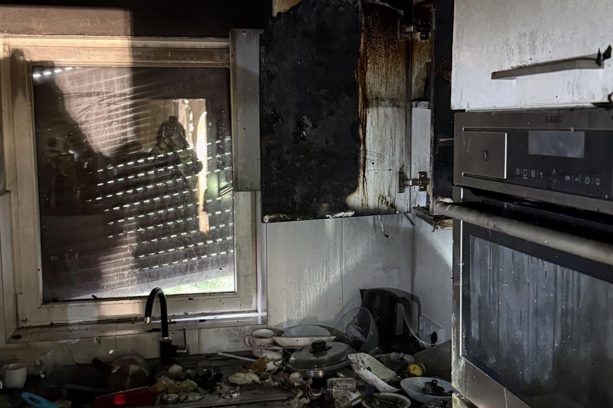 Lustenau V – Küche in Brand