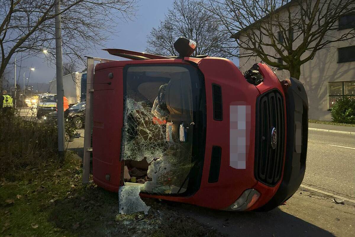 Kirchdorf AG – Übermüdeter Autofahrer verursacht Unfall