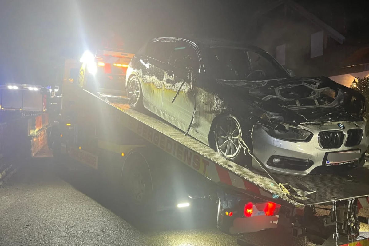 Lamprechtshausen S – Brand einer Gartenhütte