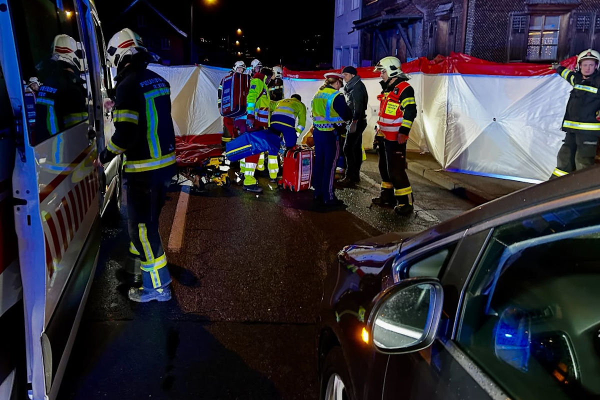 Schwerer Unfall in Röthis V – Fußgängerin auf Schutzweg erfasst