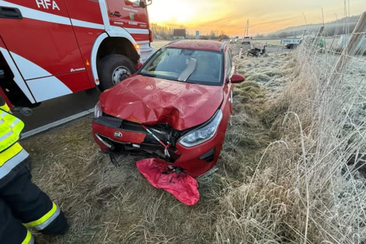 Hitzendorf – Unfall zwischen Auto und Moped