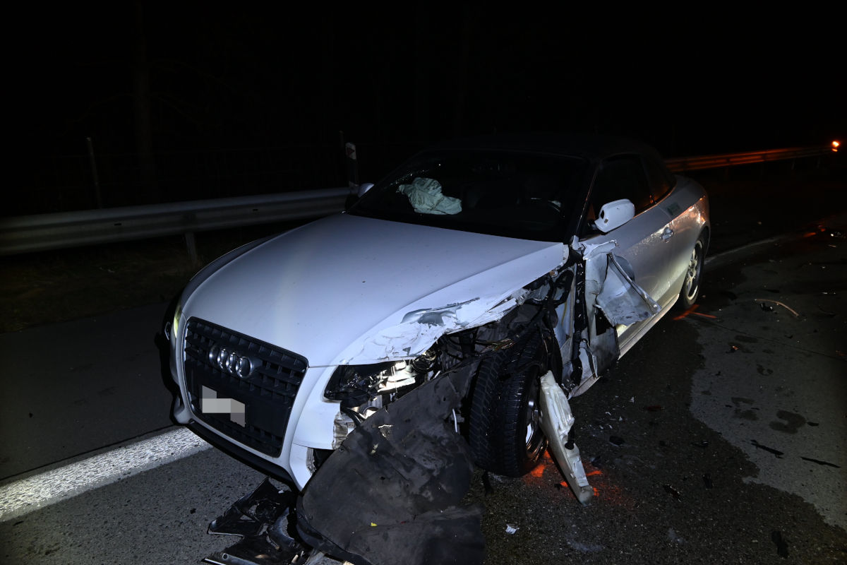 Sennwald SG – Vier Fahrzeuge in Unfall auf der A13 verwickelt