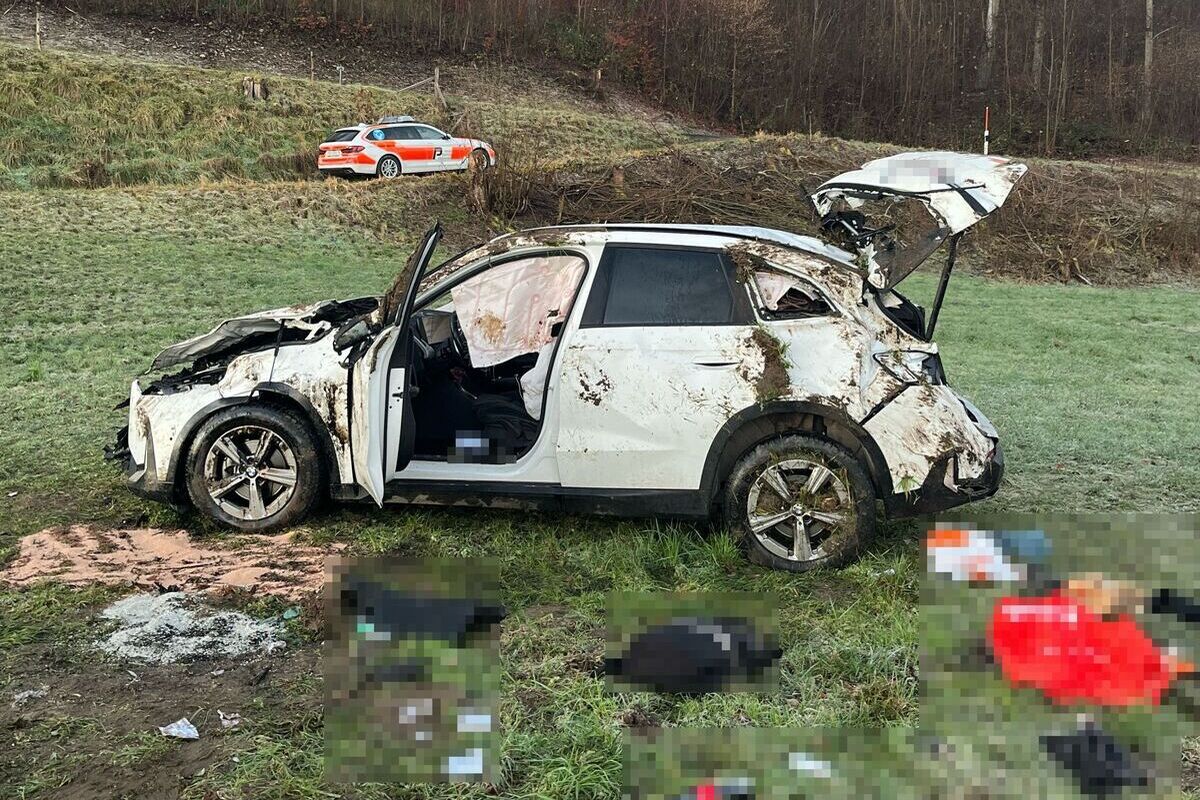 Unfall bei Büren SO – Fahrer mutmasslich alkoholisiert