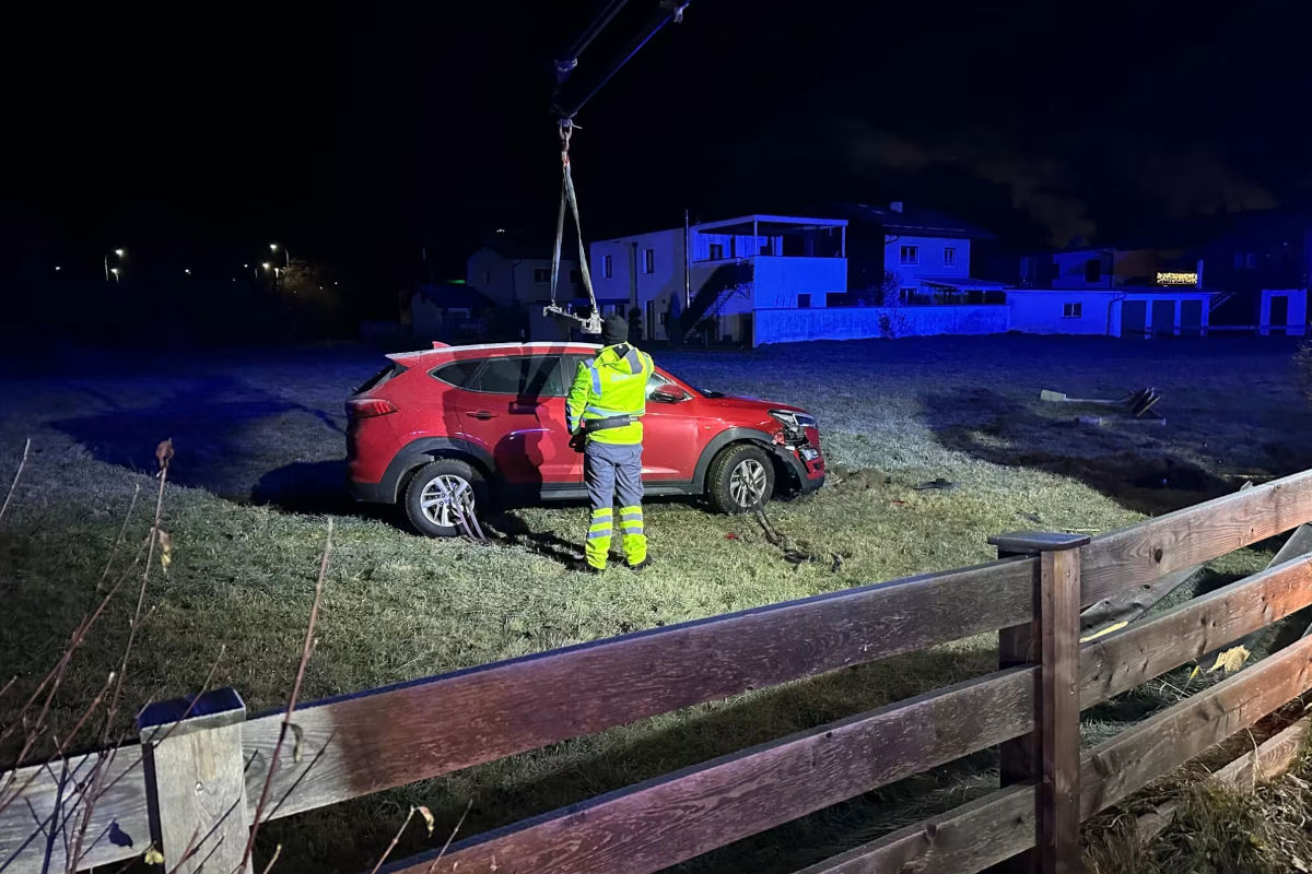 Wattens – Alkoholisierter Autolenker verursacht Unfall