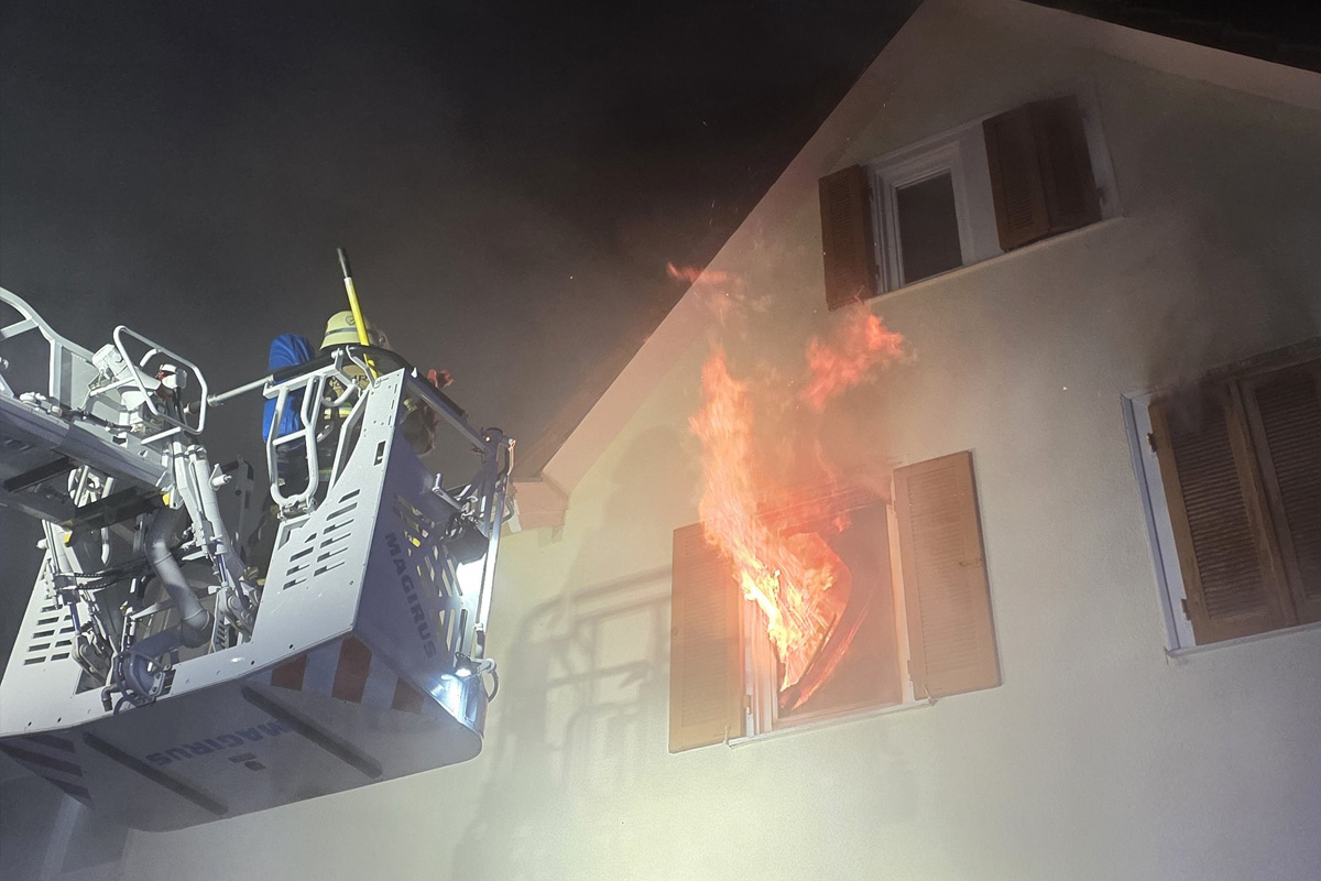 Trossingen – Ein Toter bei Brand in Einfamilienhaus