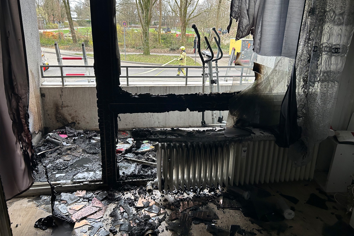 Ratingen – Brandstiftung durch Feuerwerk in Wohnung