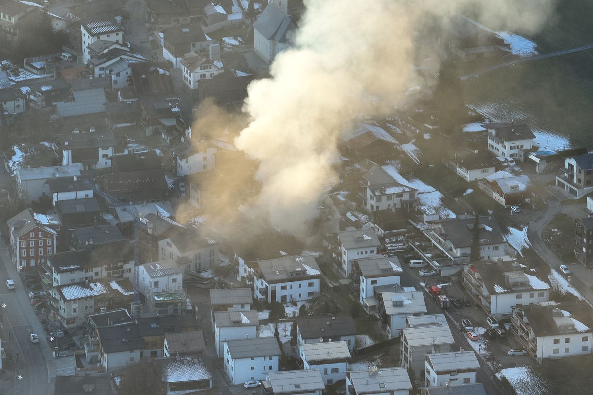 Flims GR – Wohnhaus nach Brand unbewohnbar
