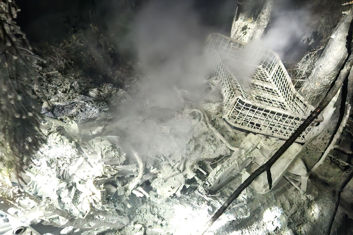 Bad Schwanberg – Brennendes Schneemobil setzt Wald in Brand