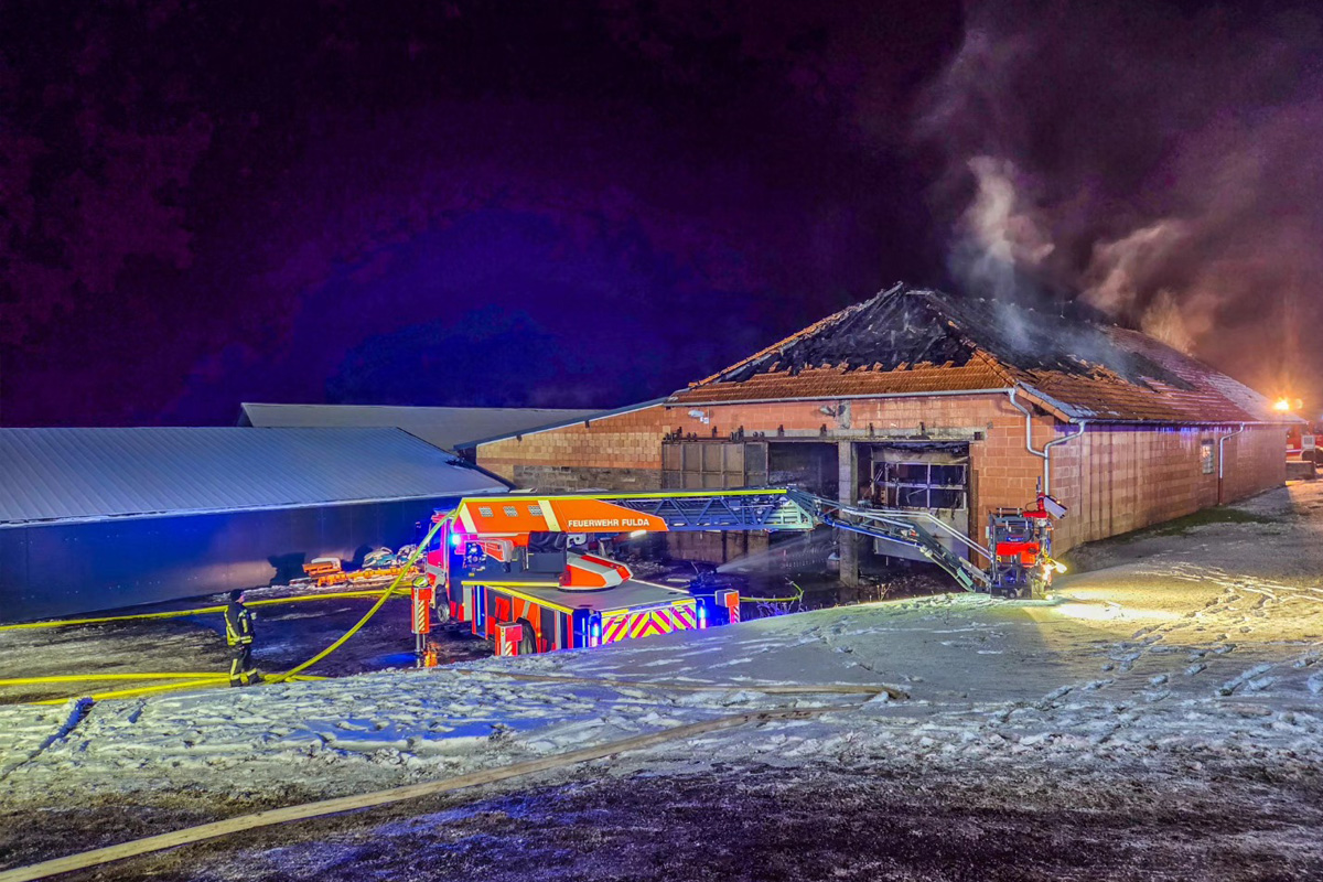 Flieden – Feuerwehrmann stirbt bei Brandeinsatz