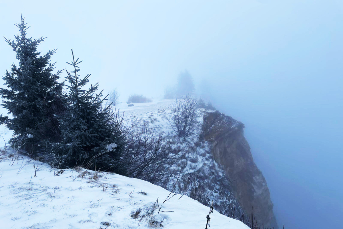 Bereich mit Absturzgefahr