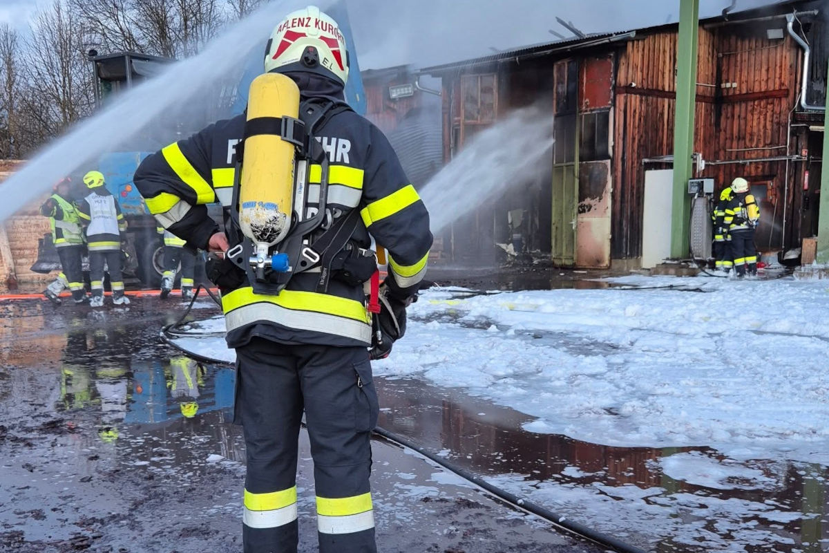 Döllach – Heißer Funke löste Brand aus