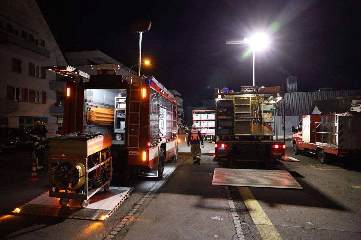 Oberägeri ZG – Feuerwehreinsatz im Ägeribad