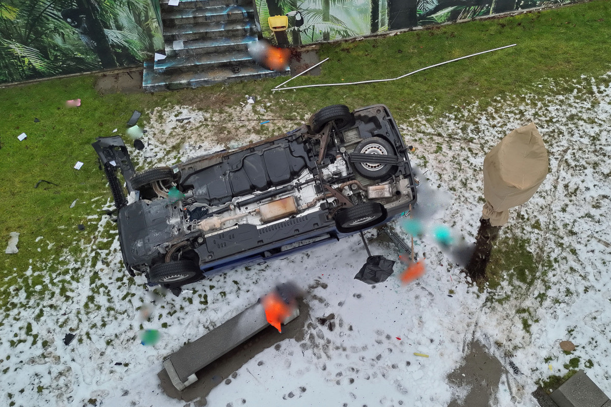 Wolhusen LU – Auto stürzt bei Unfall Hang hinunter