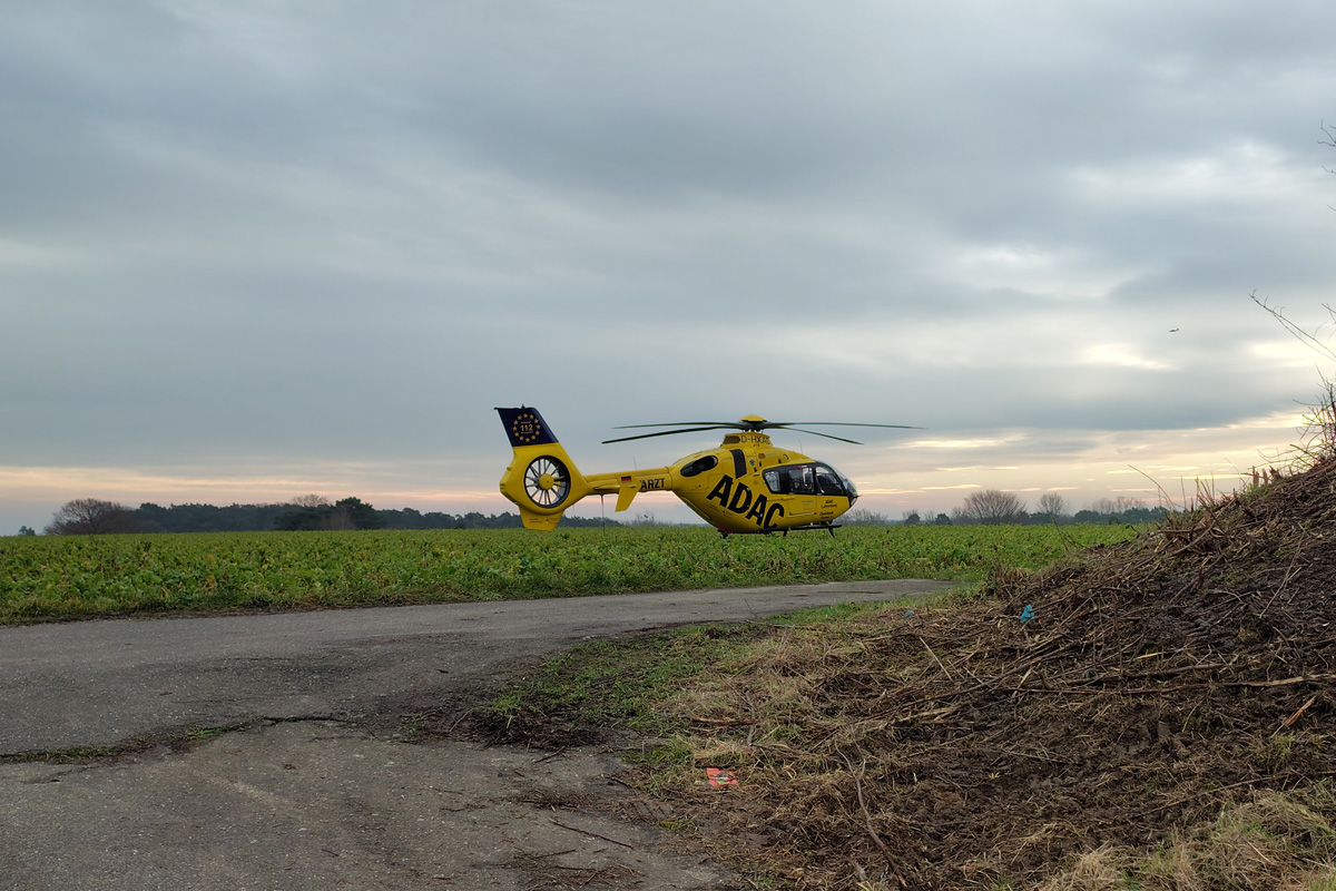 Gangelt – Unfall nach medizinischem Notfall