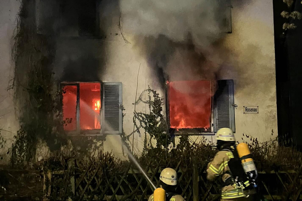 Heilbronn – Brand in Reihenhaus mit 250.000 Euro Schaden