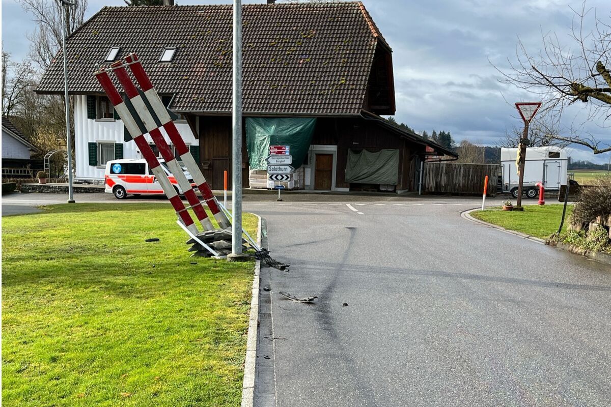 Aeschi SO – Drogenschnelltest nach Unfall positiv