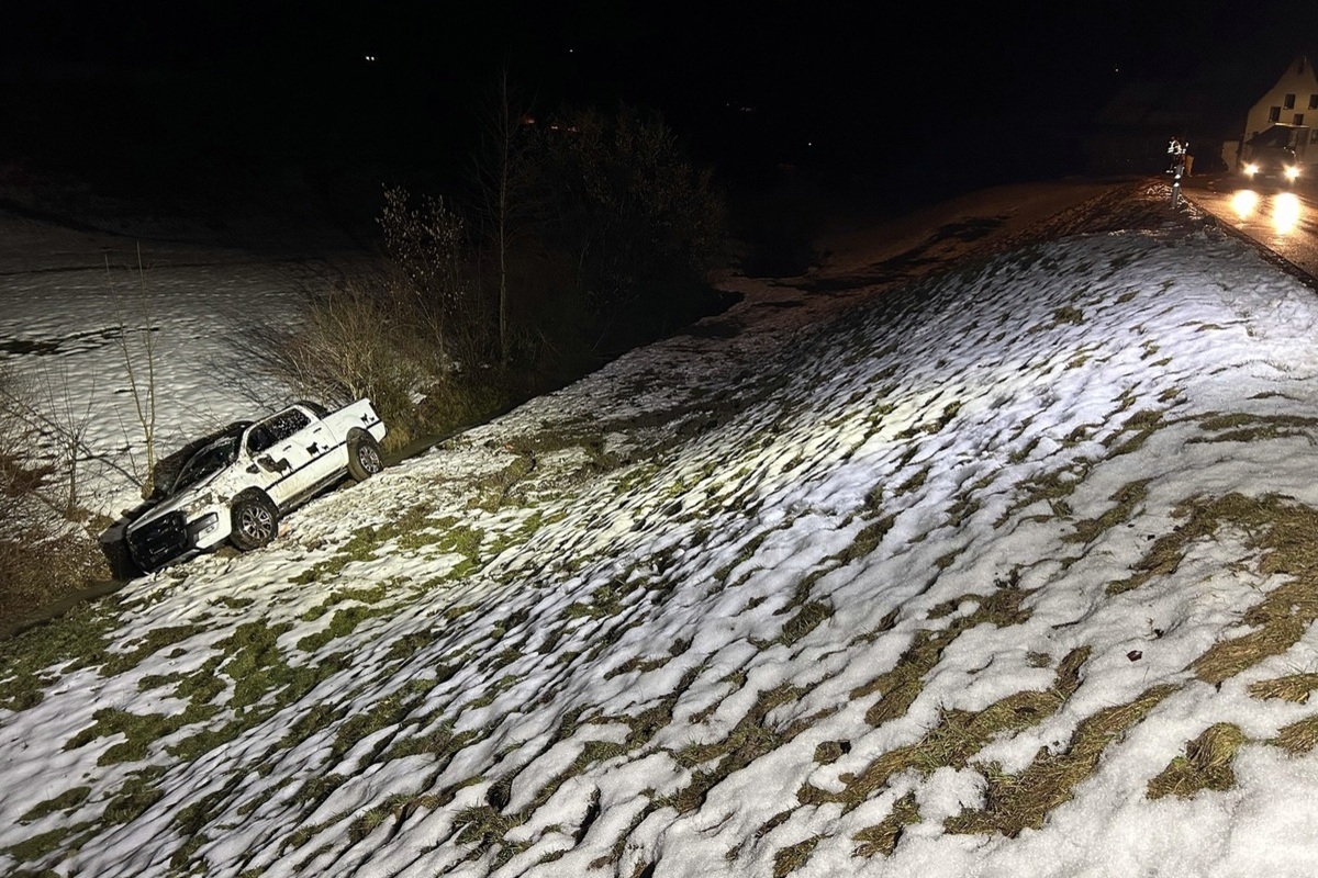 Unfall in Schönengrund AR – Fahrunfähig unterwegs