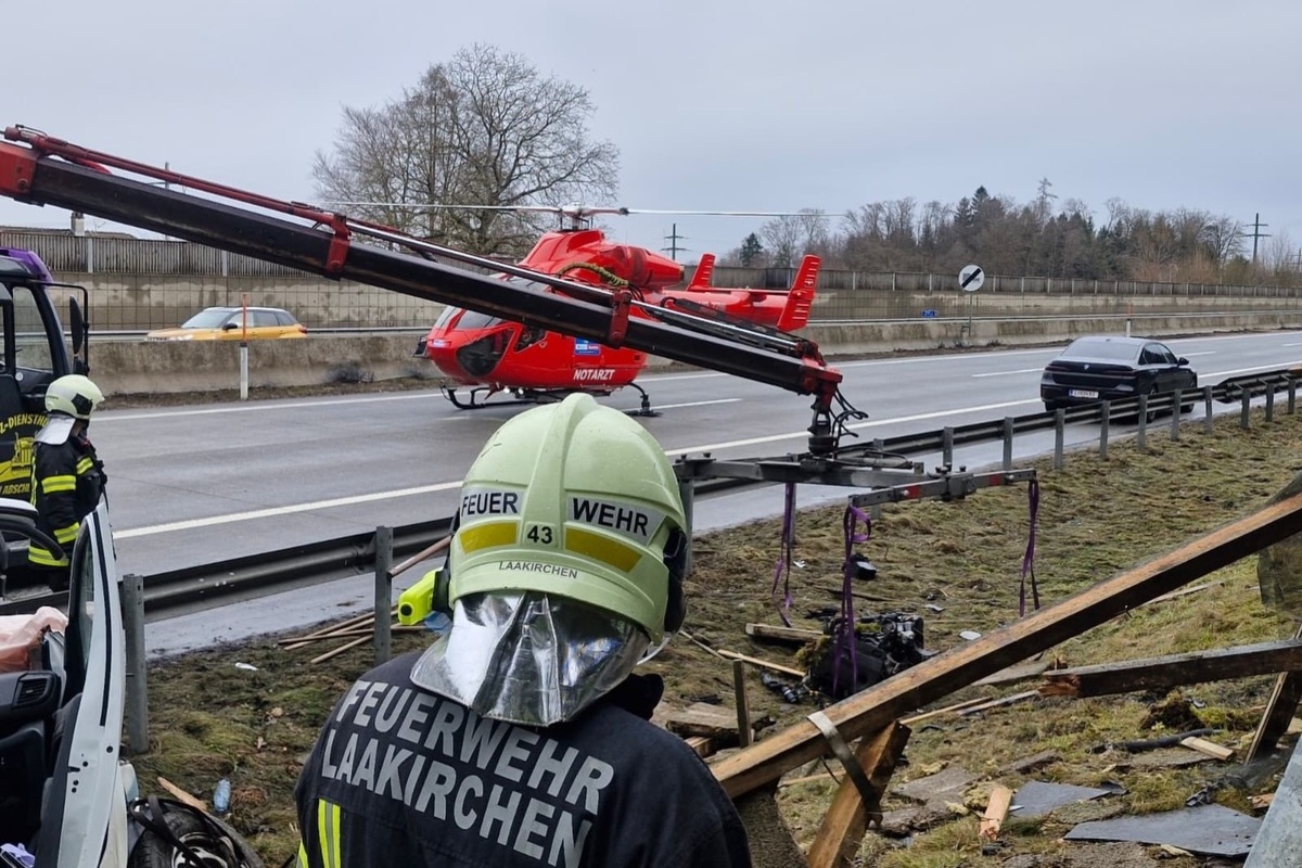Laakirchen – A1 nach tödlichem Unfall total gesperrt