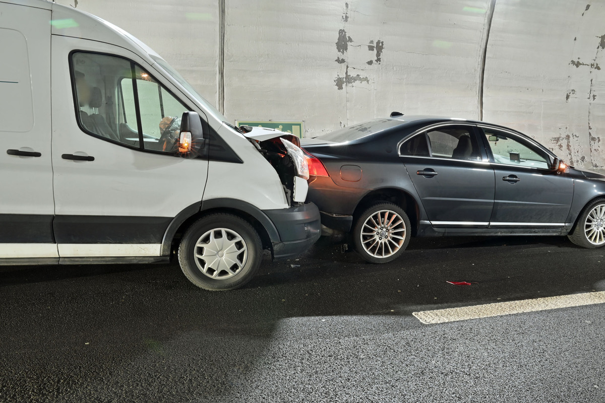 Luzern – Unfallserie auf der A2 im Sonnenbergtunnel