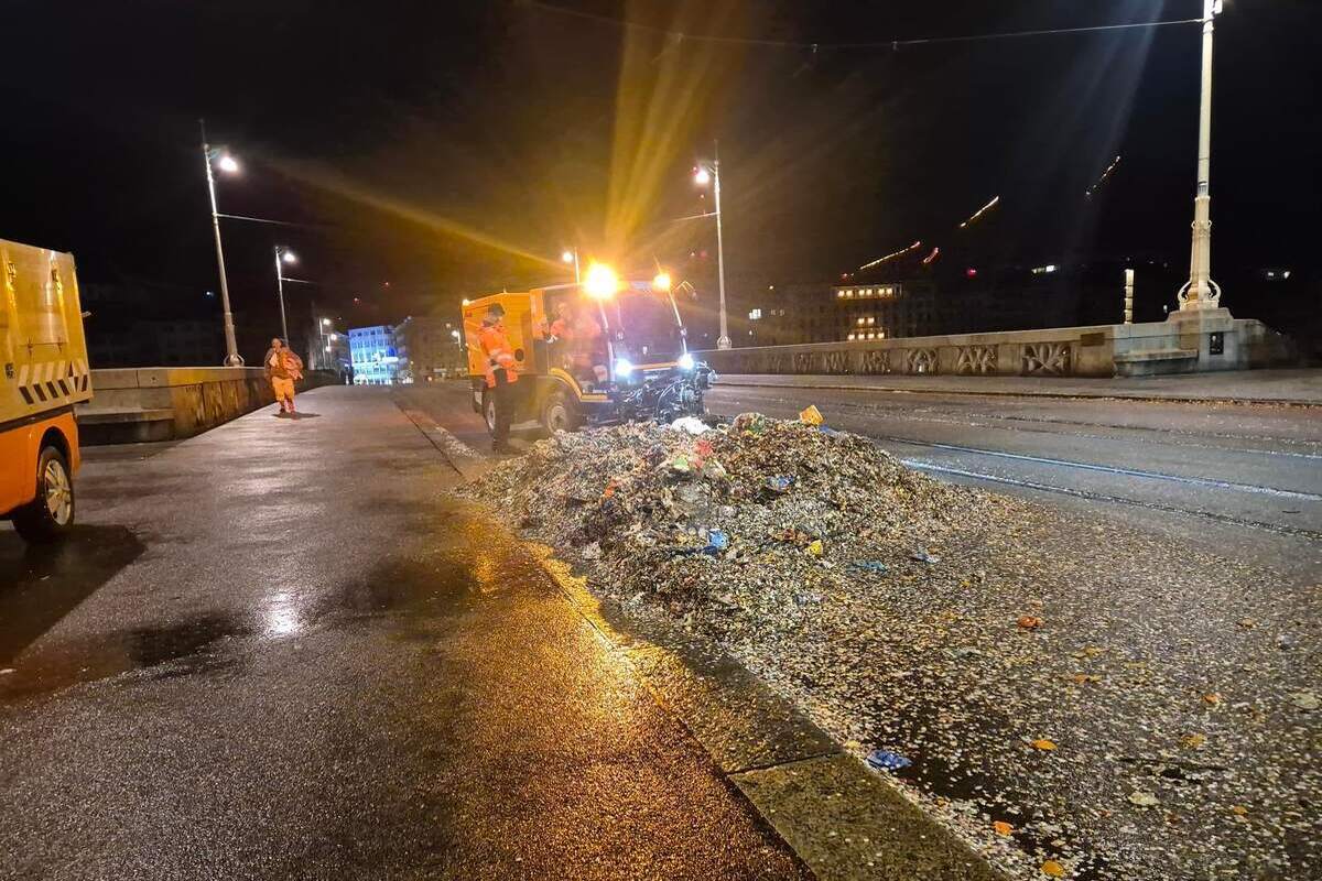 Reinigung Mittlere Brücke