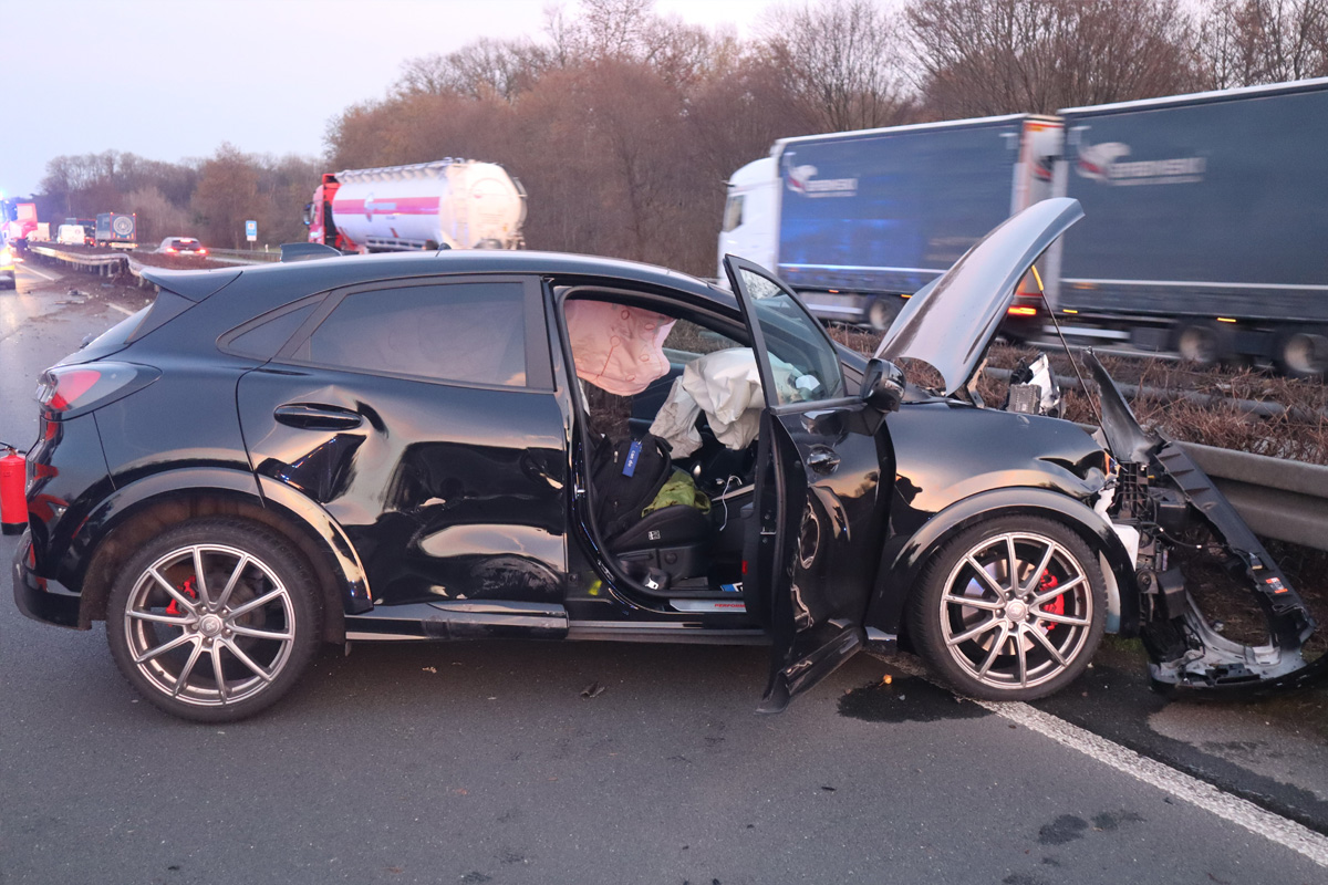 Rheda-Wiedenbrück – Betrunkener Fahrer verursacht Unfall auf A2