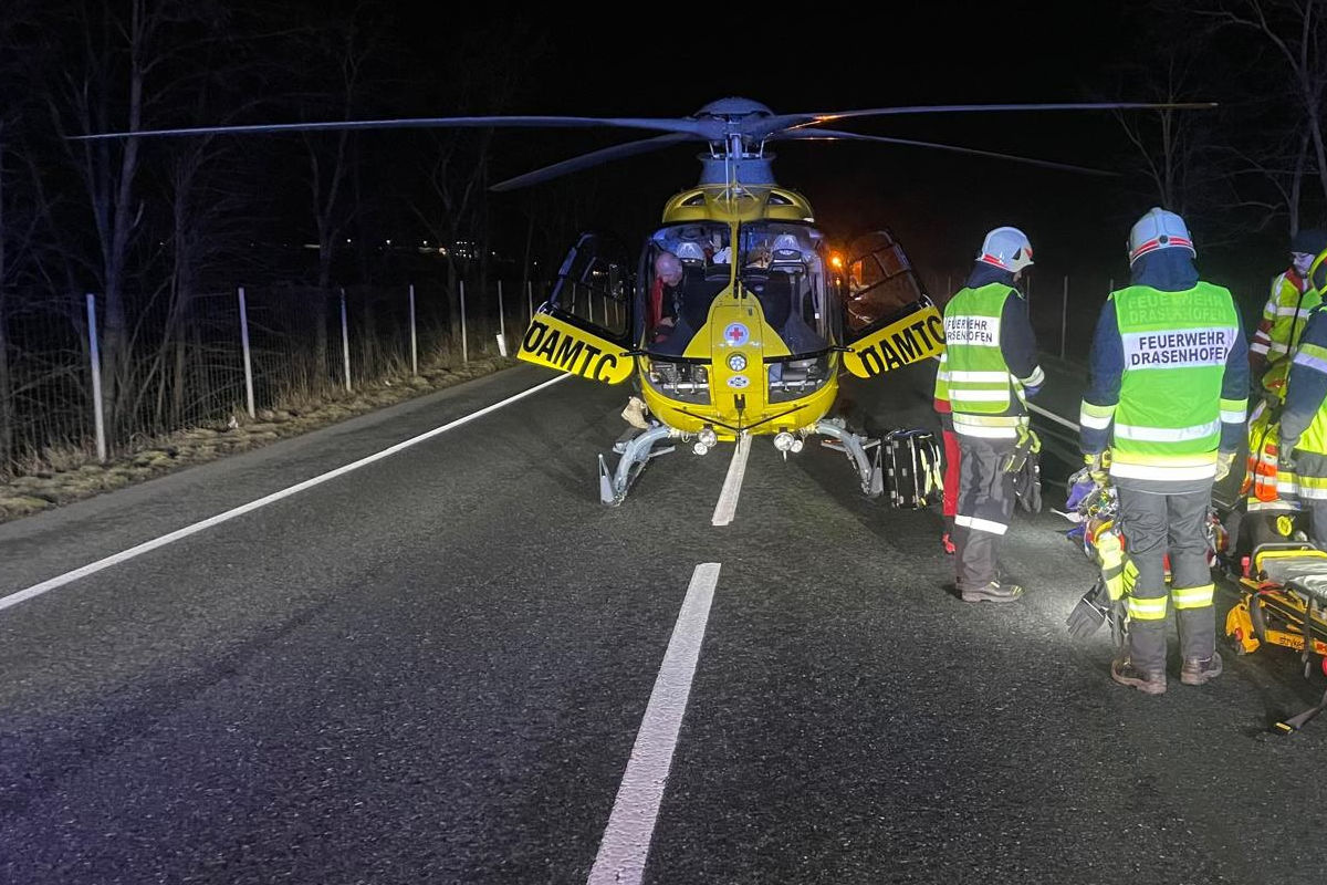 Poysdorf – Schwerer Unfall fordert Todesopfer