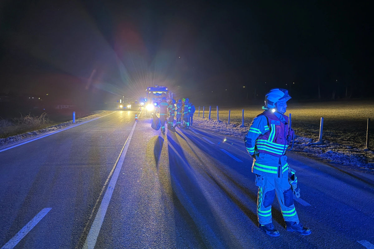 Stuhlfelden – Unfall wegen Dachs auf Fahrbahn