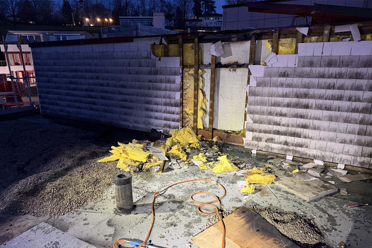 St. Gallen SG – Mottbrand in Mehrfamilienhaus