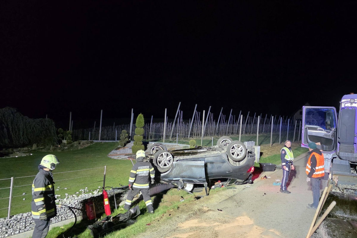 Unfall in St. Ruprecht an der Raab – Lenker fährt über Lkw-Rampe