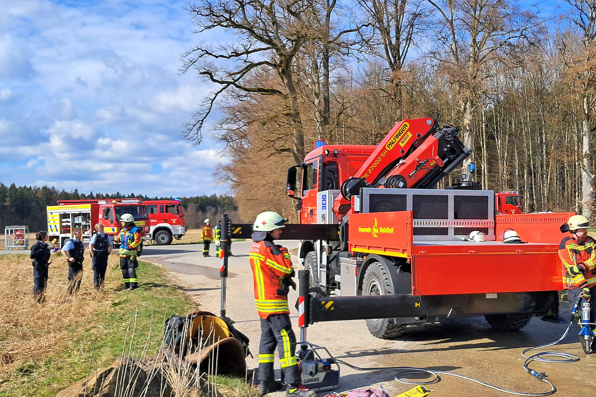 Stockach – Pferd aus Wasserbecken gerettet