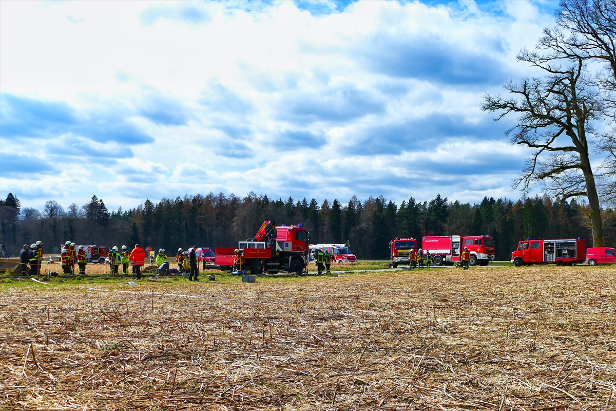 Stockach – Pferd aus Wasserbecken gerettet