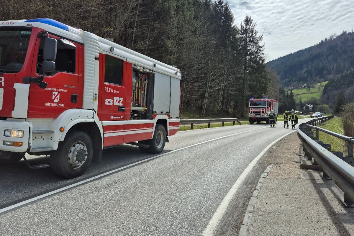 Göstling an der Ybbs – Traktorunfall mit verletztem Lenker