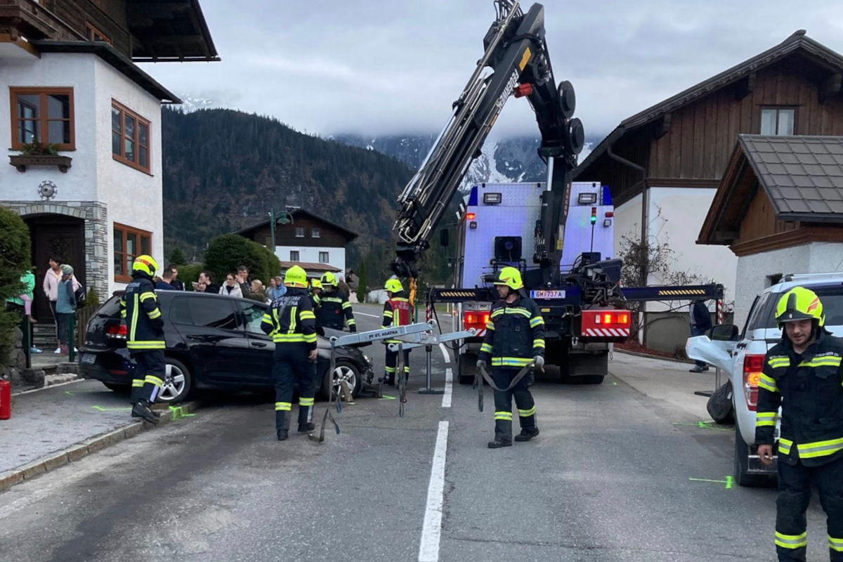 Gosau – Drei Verletzte bei Unfall
