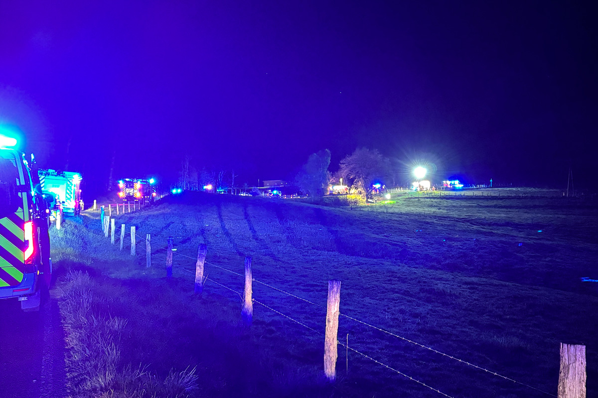 Wenden – Person nach Unfall eingeklemmt und schwer verletzt