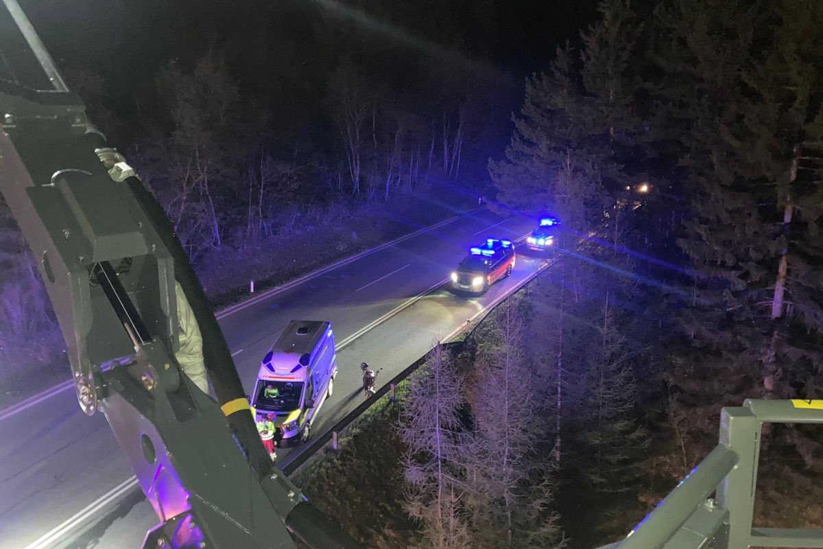 Seefeld – Böschungsbrand legt Verkehr lahm