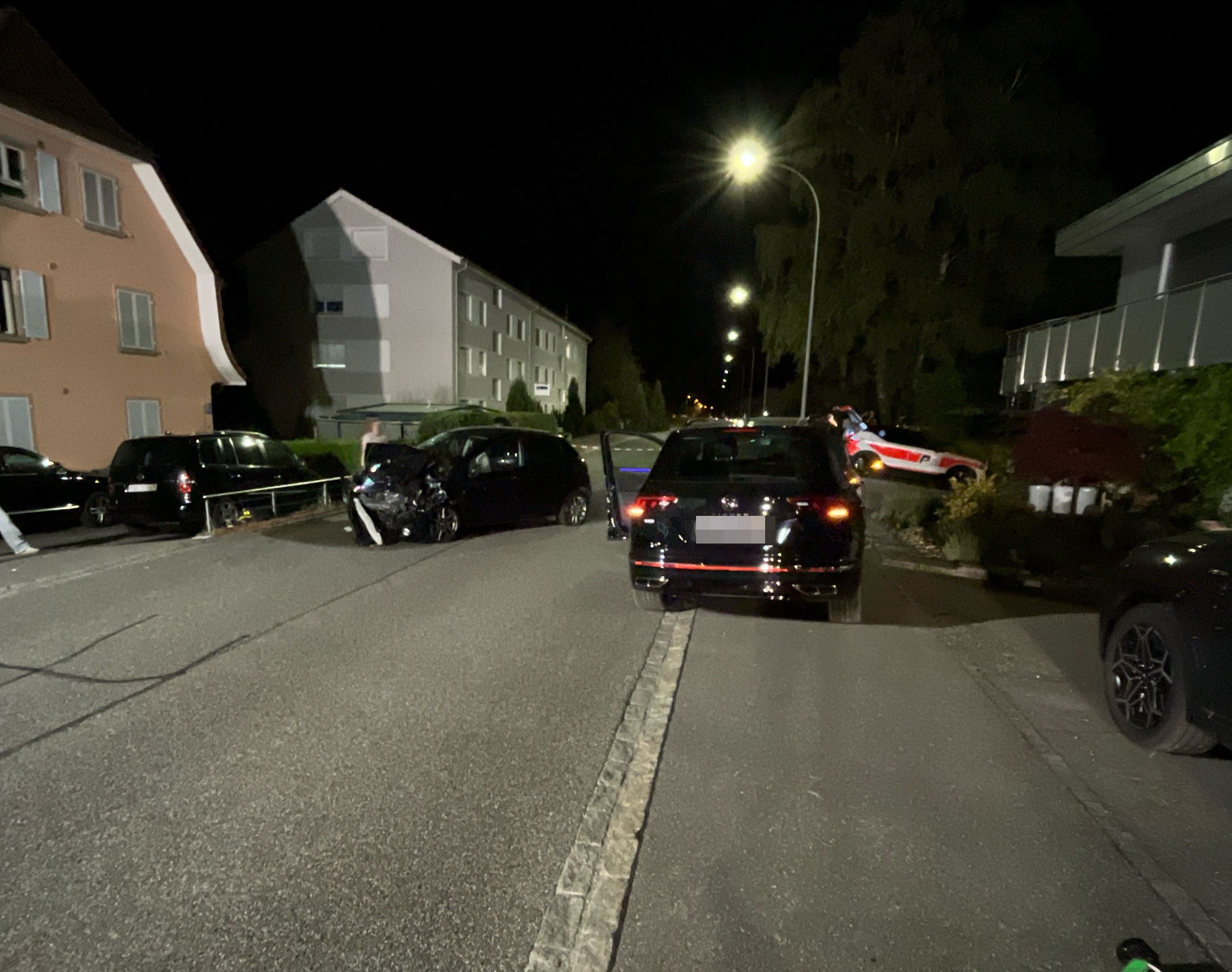 Beschädigtes Auto nach Unfall