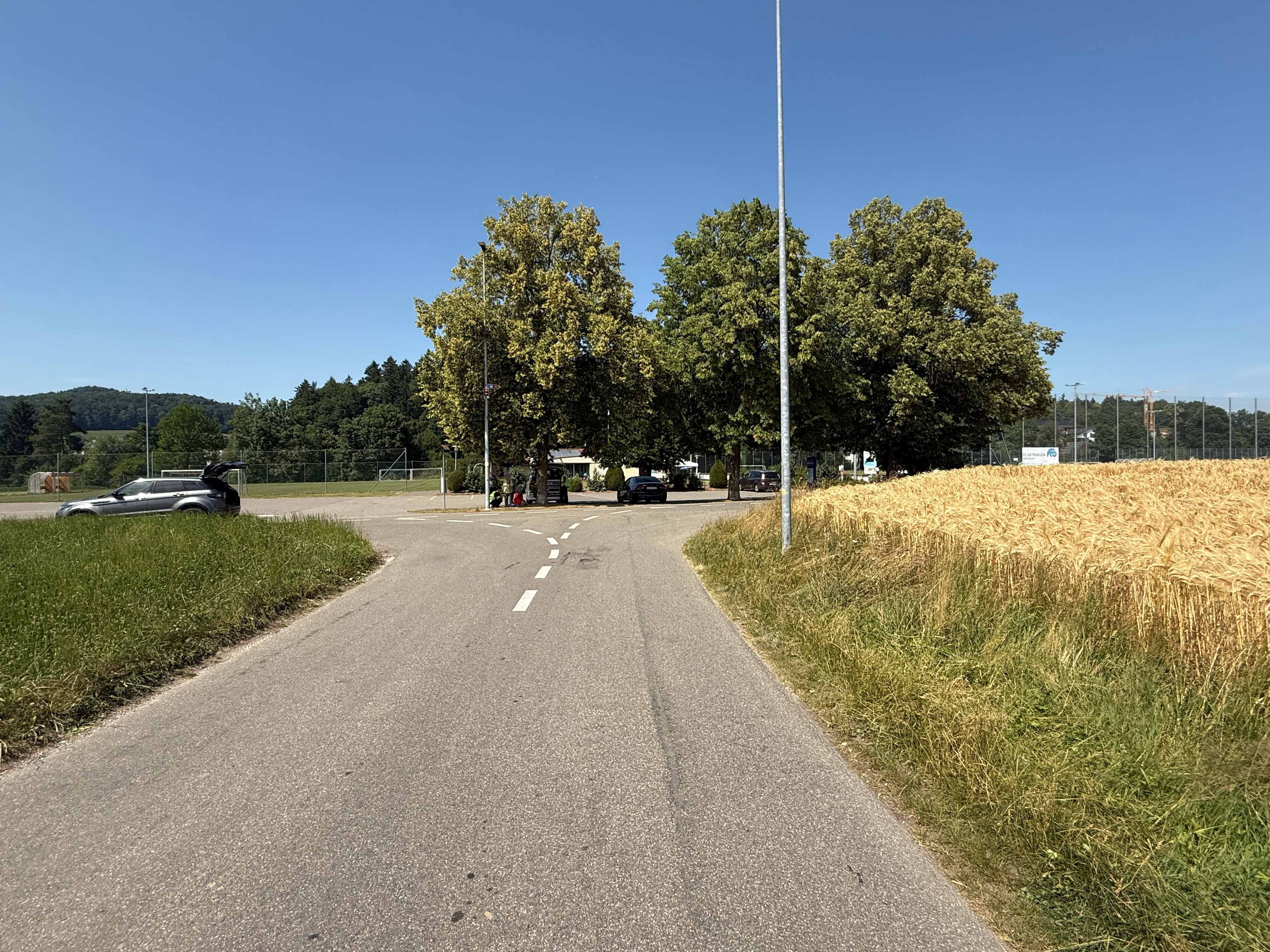 Überblick Unfallort