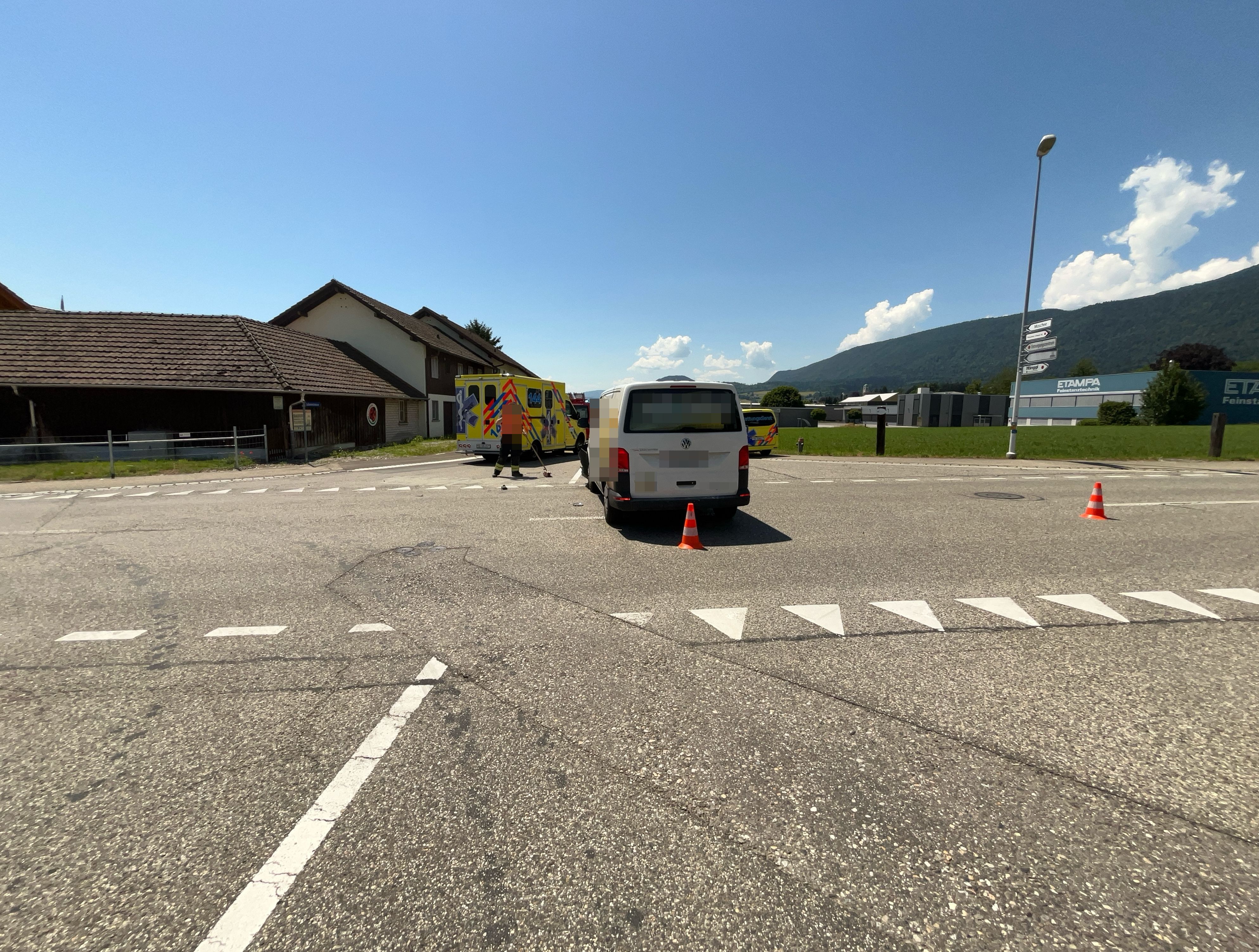 Überblick Unfallort
