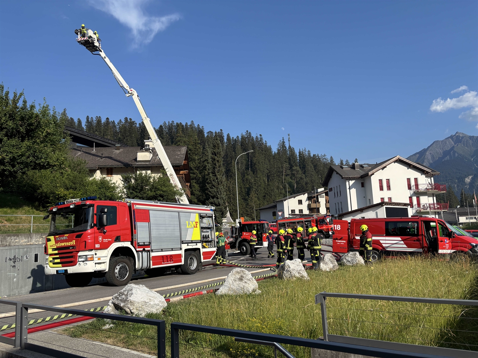 Brand löste Grosseinsatz aus