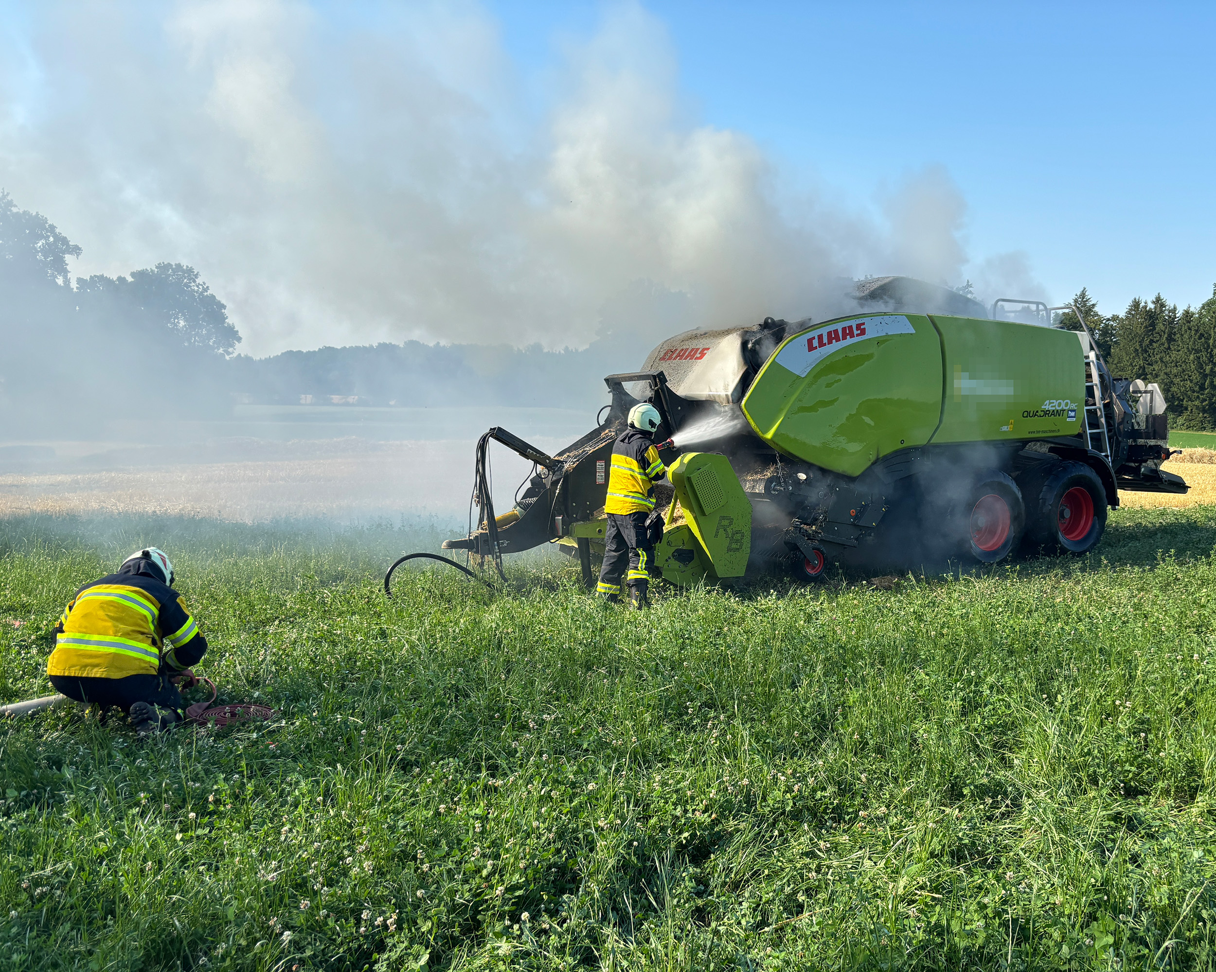Brand in Siegershausen