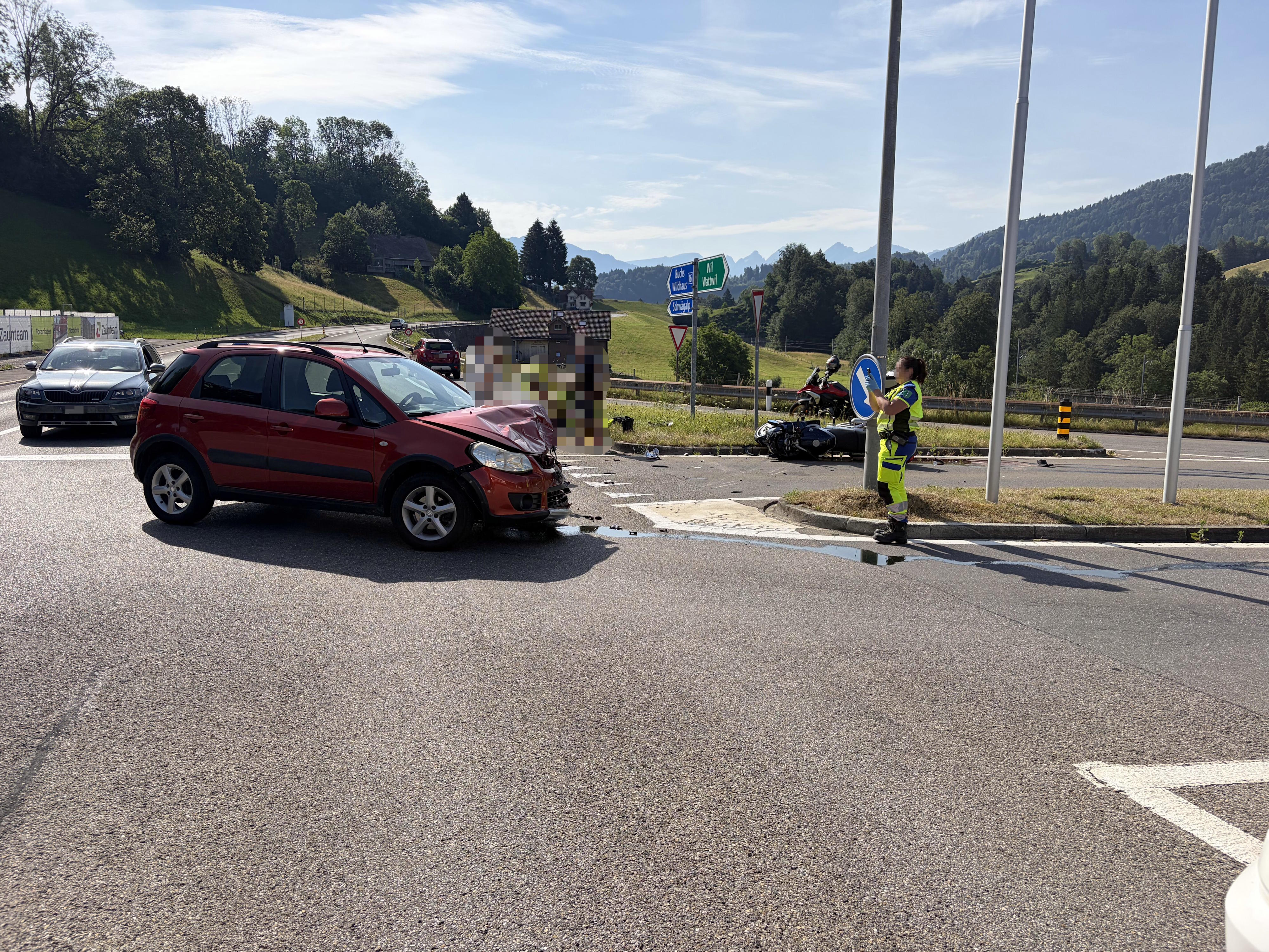 Überblick Unfallort