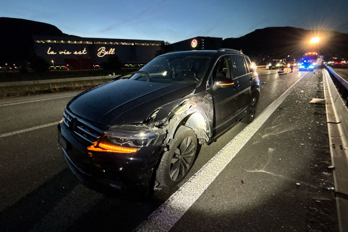 Der Unfall ereignete sich auf der Autobahn A1 bei Oensingen.