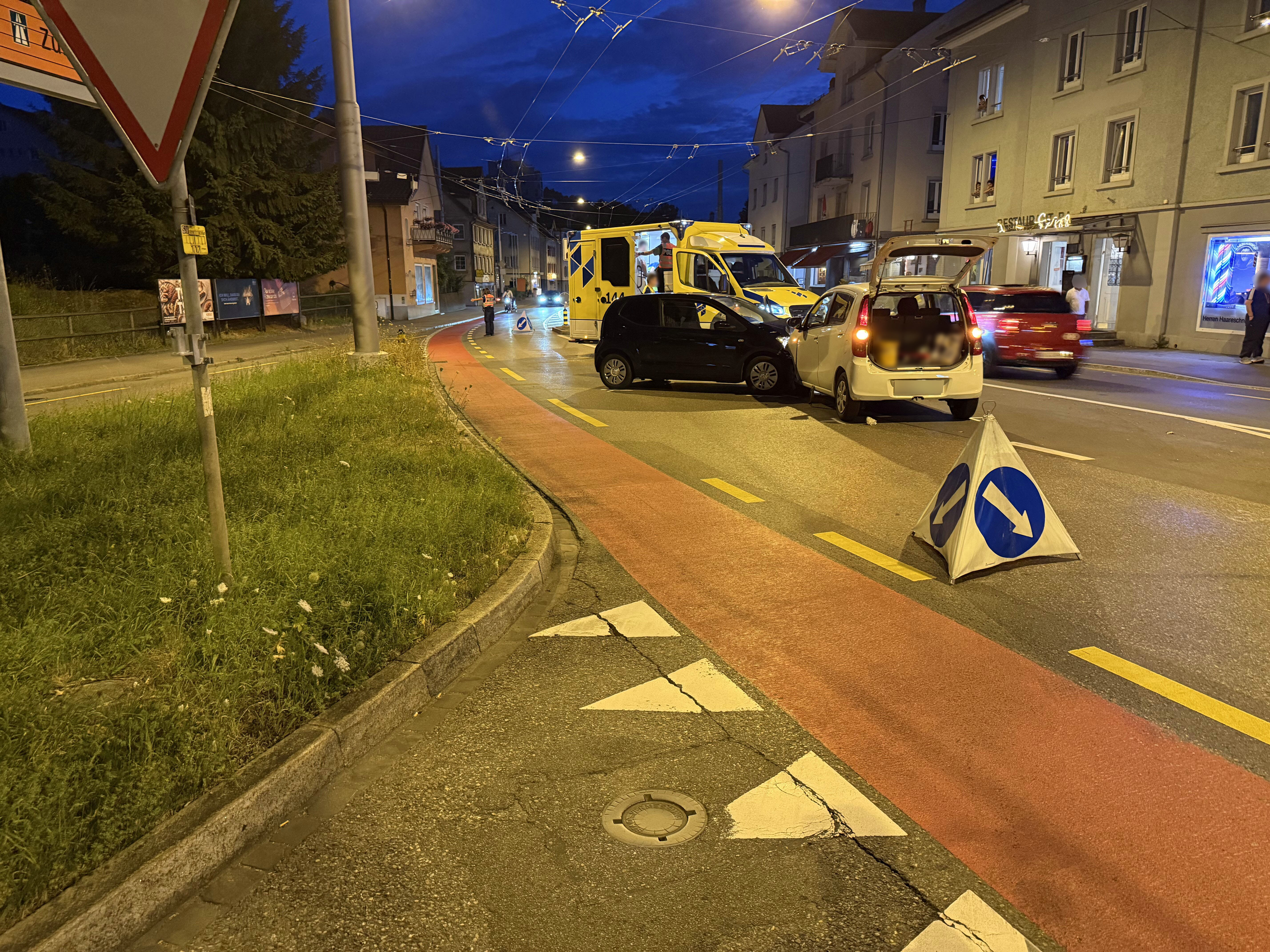 Überblick Unfallort