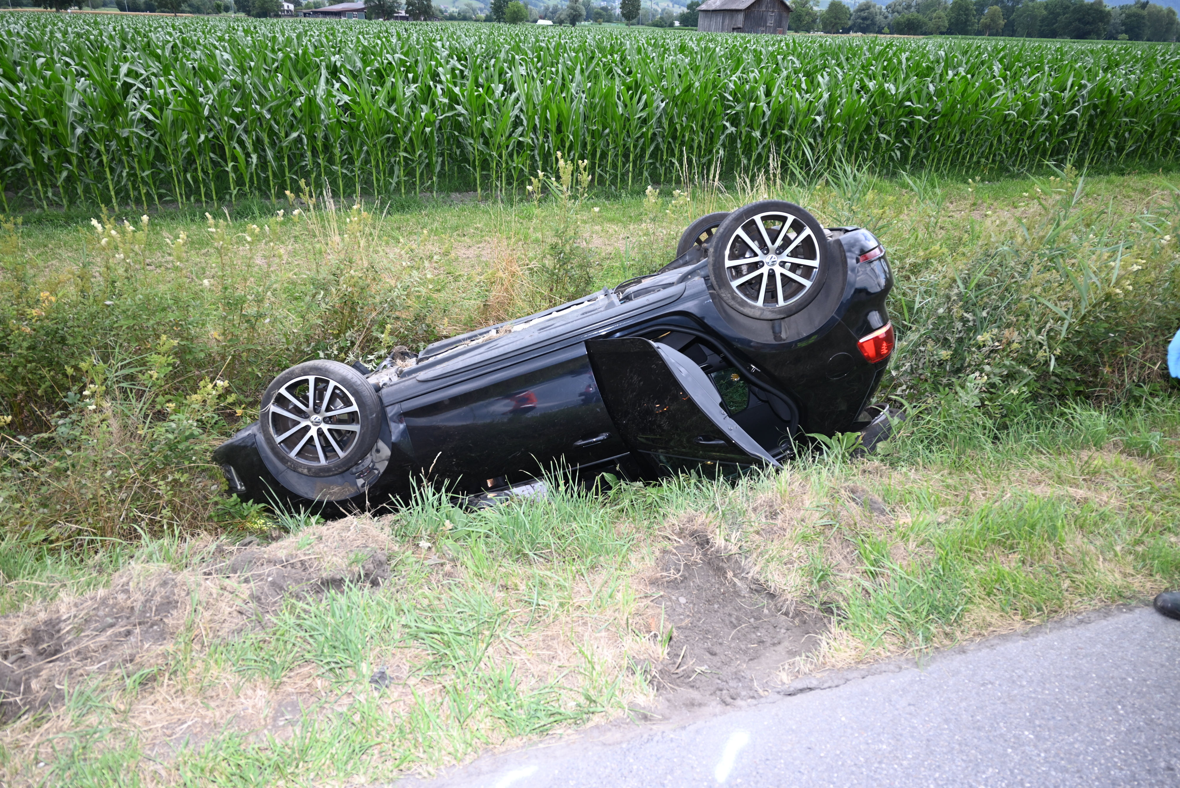 Auf dem Dach liegen geblieben 