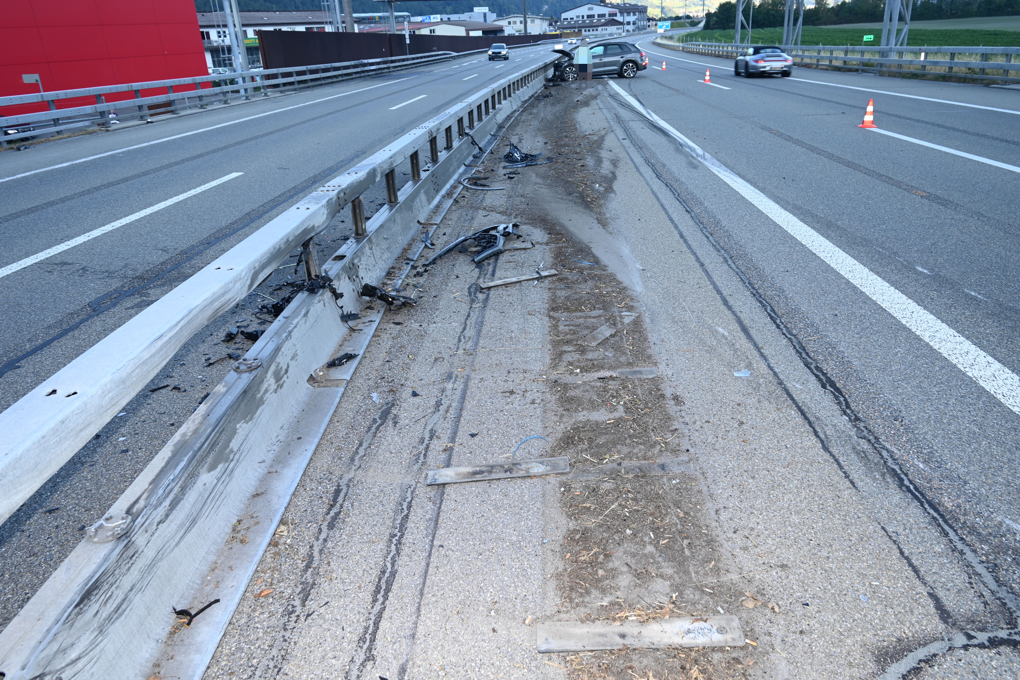 Überblick Unfallort