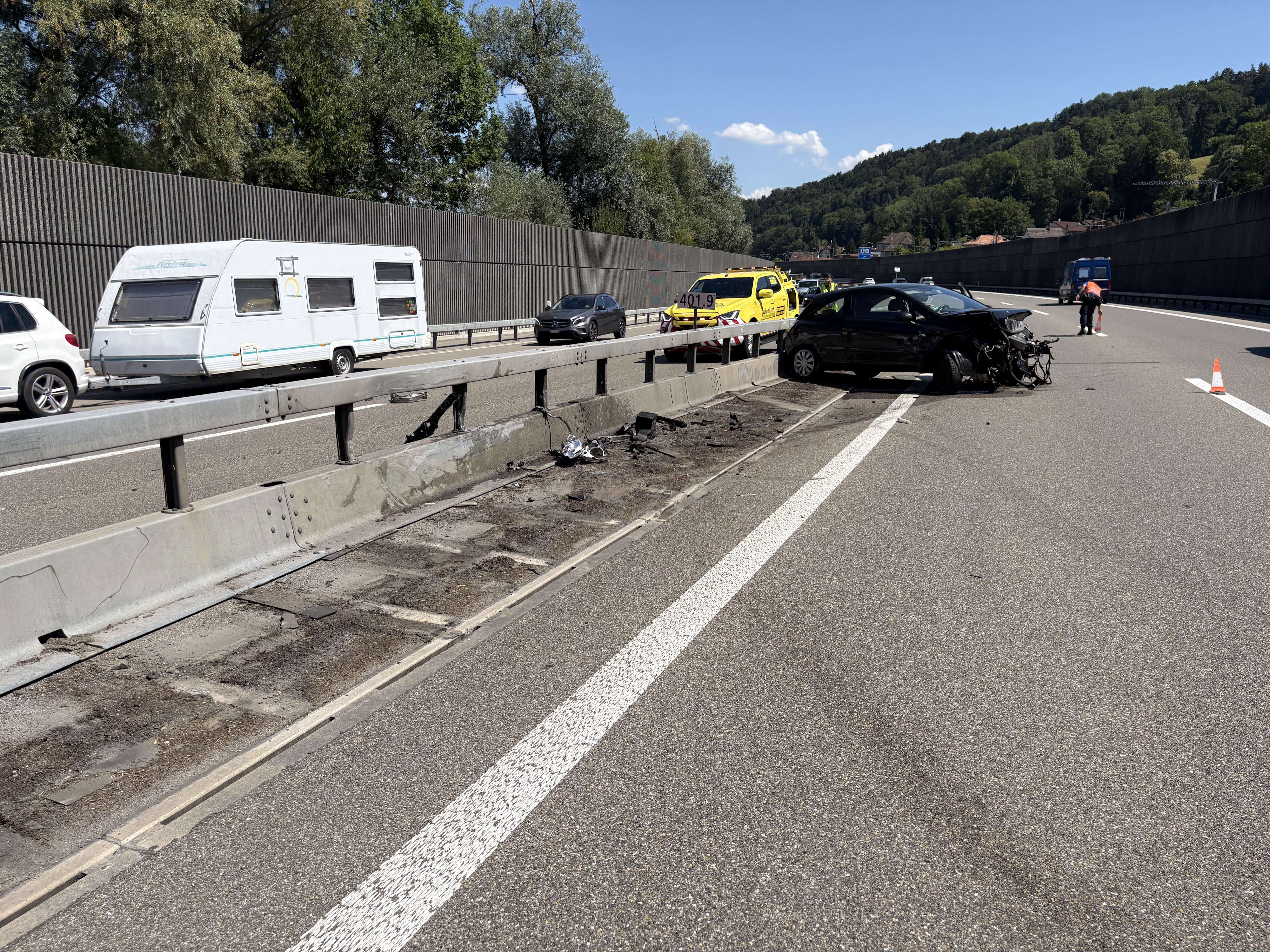 Überblick Unfallort