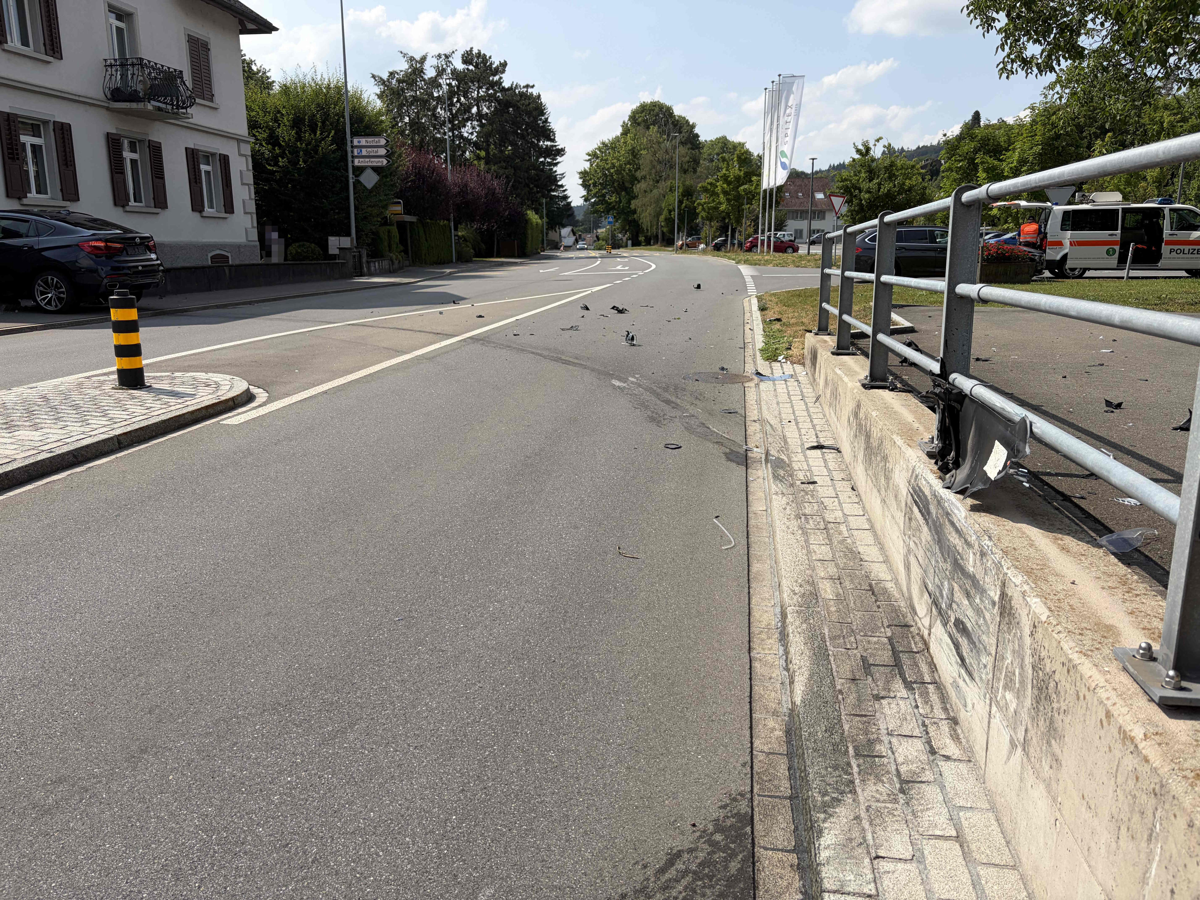 Überblick Unfallort