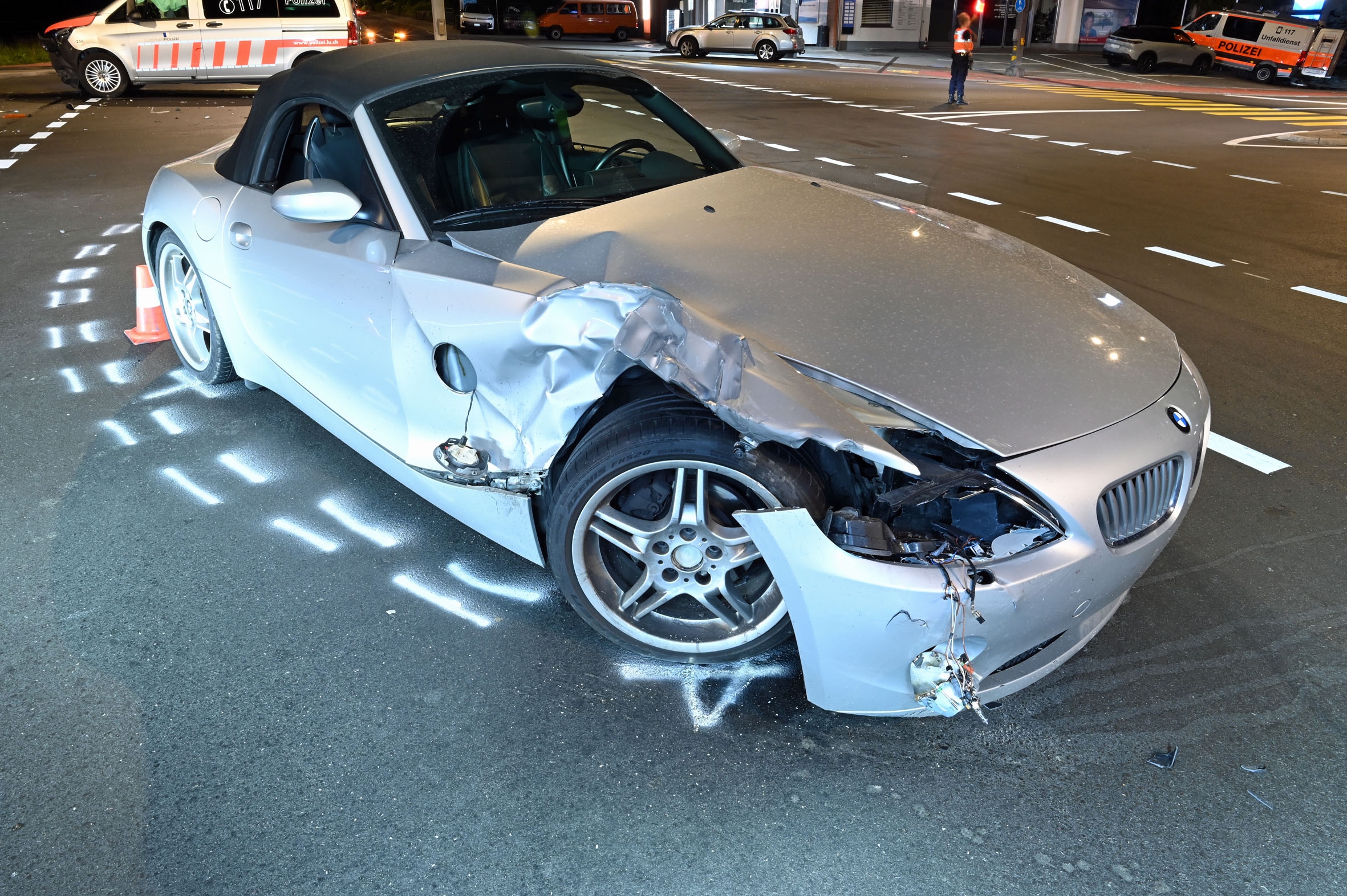 Am BMW entstand Sachschaden